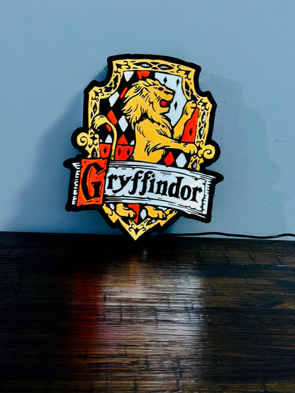 Harry Potter: House Coat of Arms Logo - Light up Signs