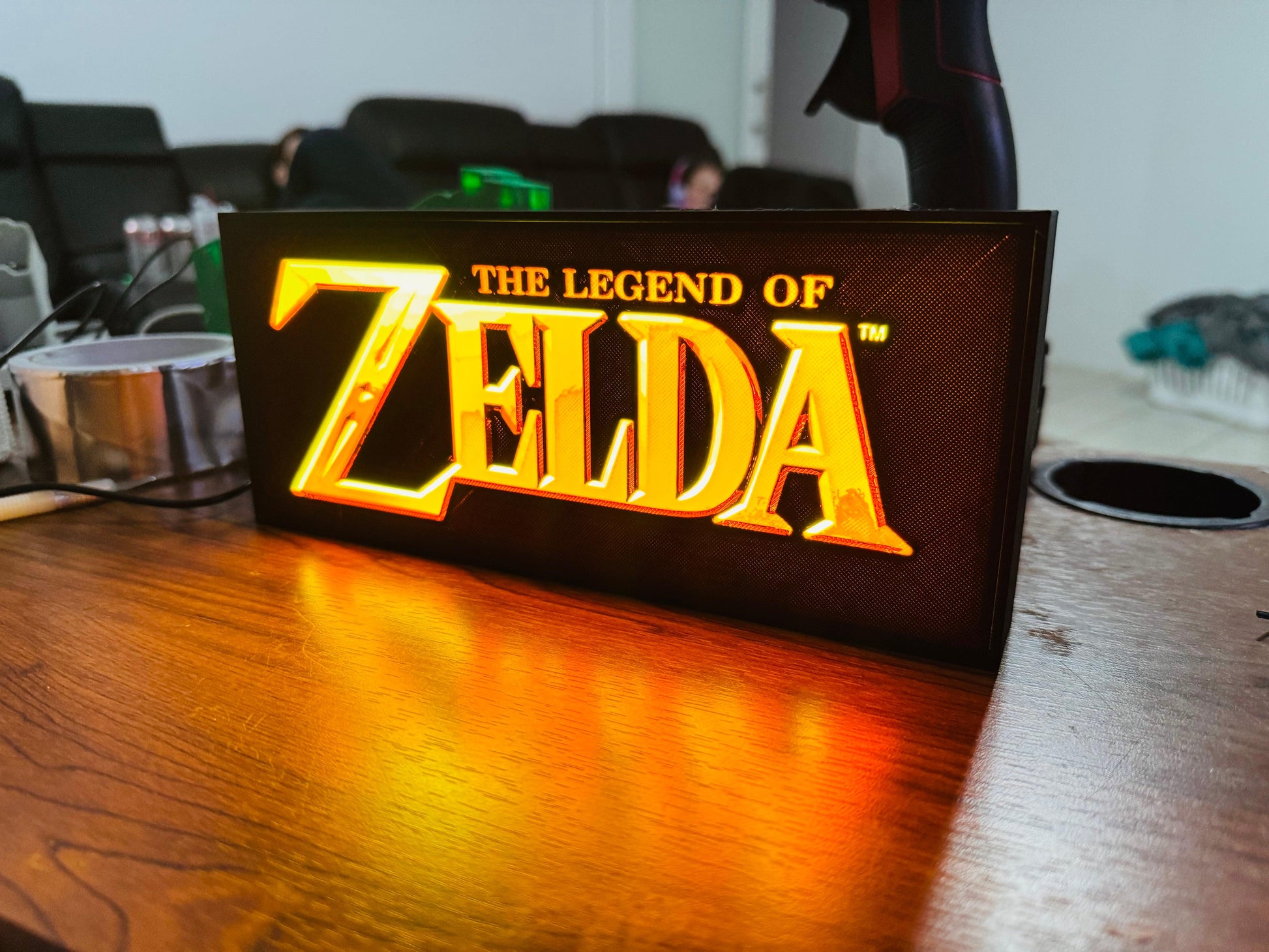 The Legend of Zelda! Light up sign / wall art / night light - Brand New - Michael's 3D World