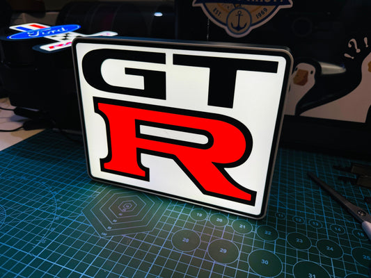 Nissan GT-R Logo - Light up sign - USB Powered - Michael's 3D World