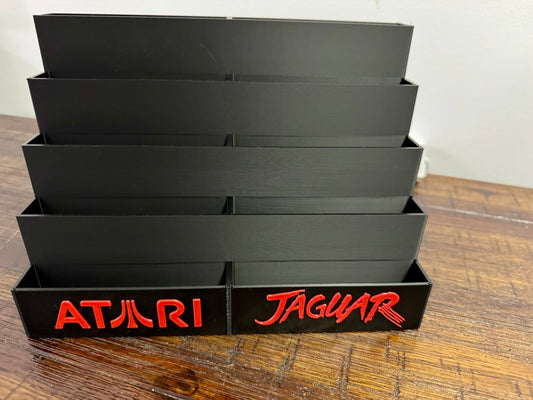 Atari Jaguar Game Console - Game Cartridge Holder 10 Games