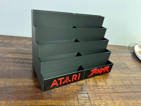 Atari Jaguar Game Console - Game Cartridge Holder 10 Games