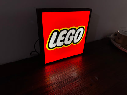 LEGO Logo - Light Up Artwork / Wall Art / Sign