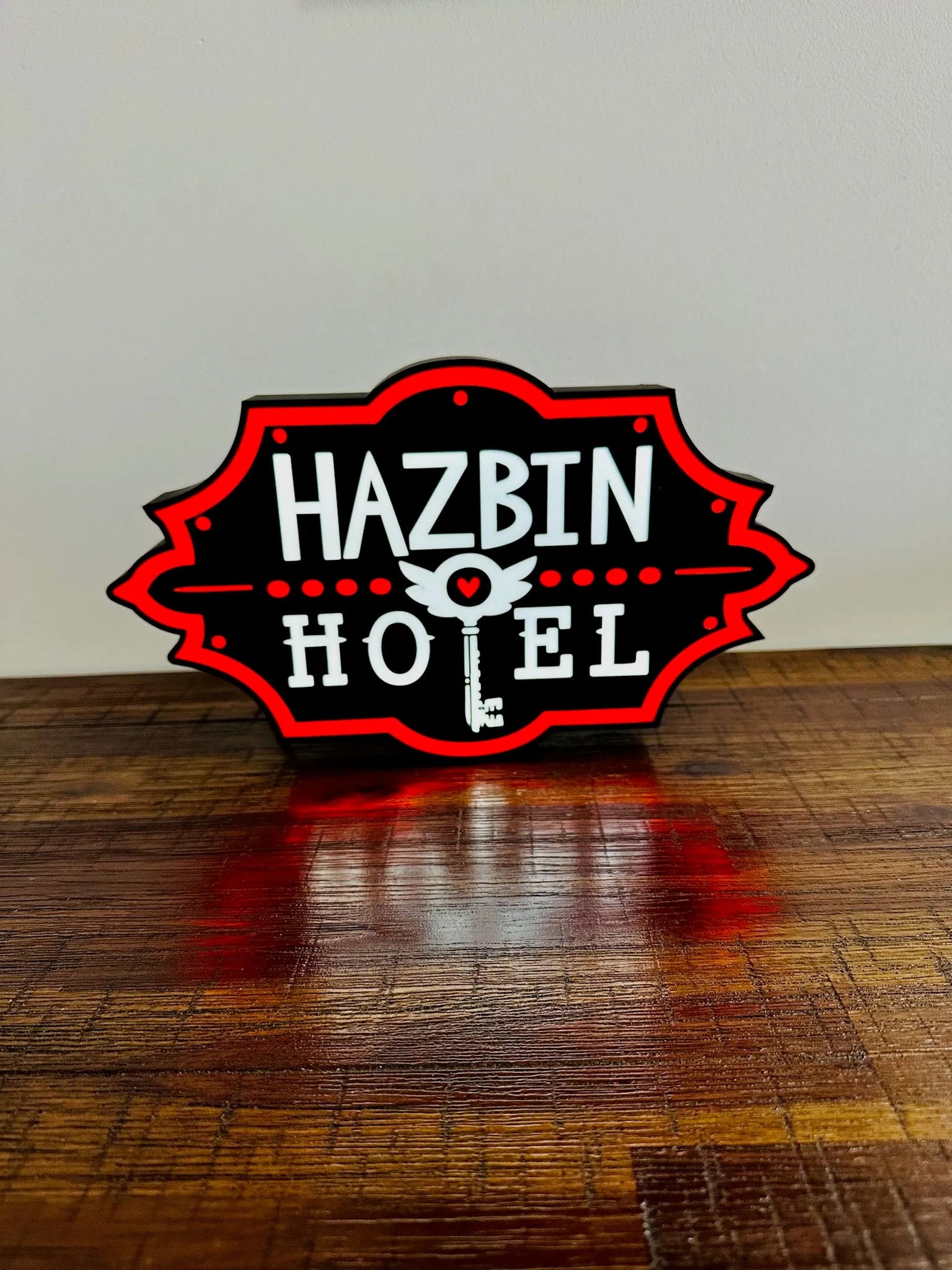 Hazbin Hotel: LED Light Box - Unique Wall Art - USB Powered - Michael's 3D World