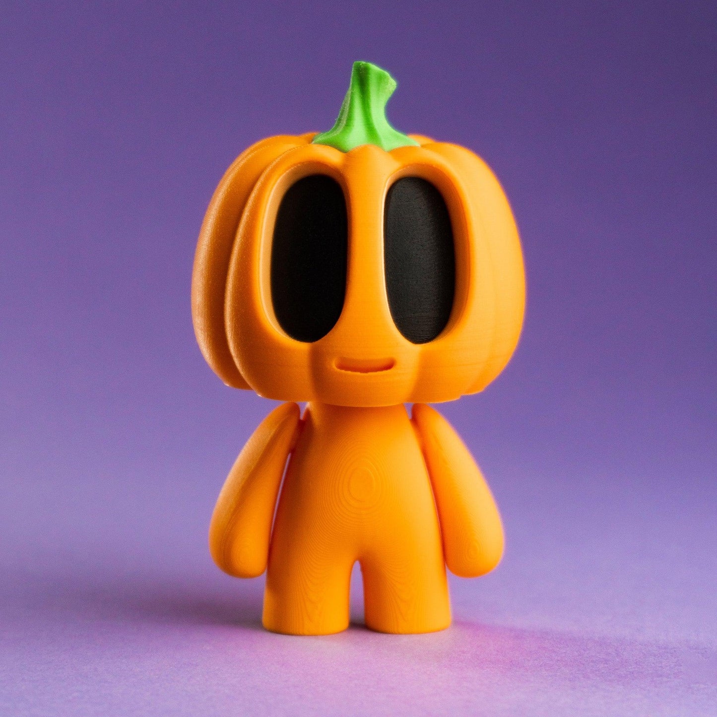 Cute Set of 3x Mini Pumpkin Figures & Accessories (including ghost costume, knife & candle!) - Michael's 3D World