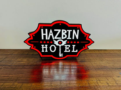 Hazbin Hotel: LED Light Box - Unique Wall Art - USB Powered - Michael's 3D World