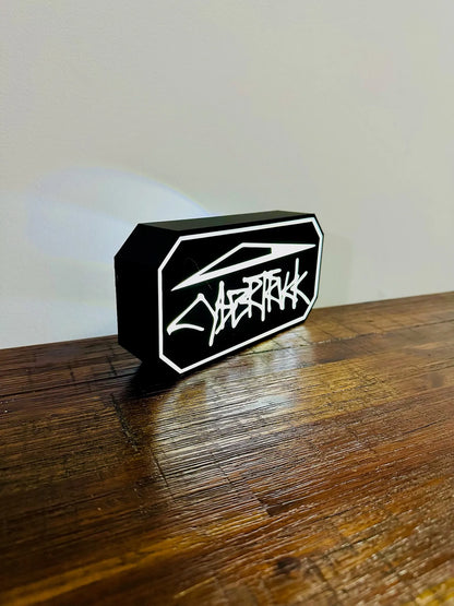 Tesla CyberTruck Graffiti Logo - USB powered Night Light / Wall Art - Michael's 3D World