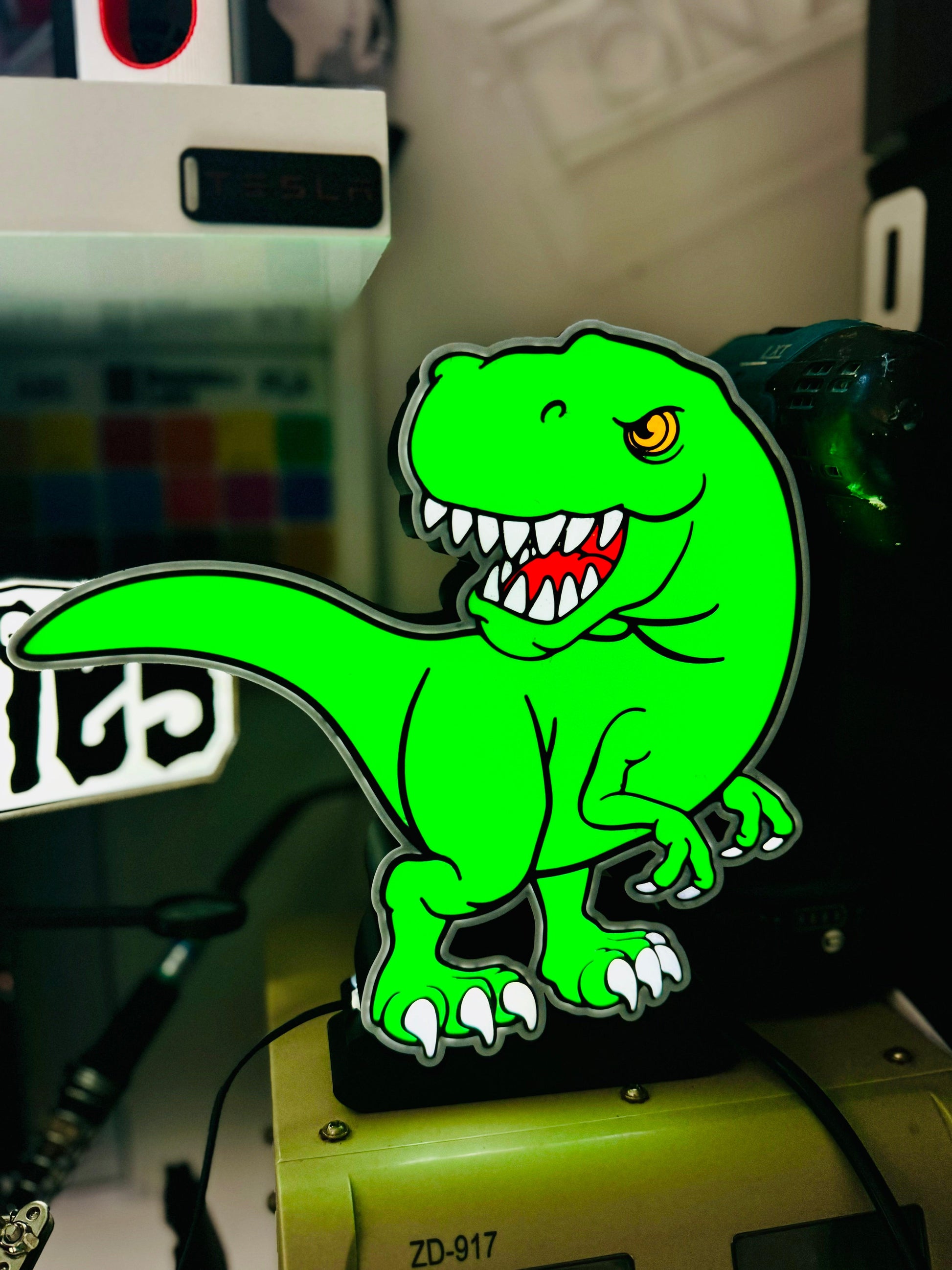 T-Rex Dinosaur Light Up Wall Decoration/Night Light - USB Powered! - Michael's 3D World