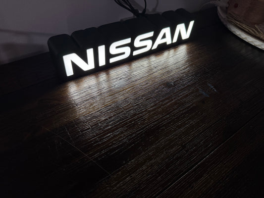 Nissan Logo - Light up sign - USB Powered