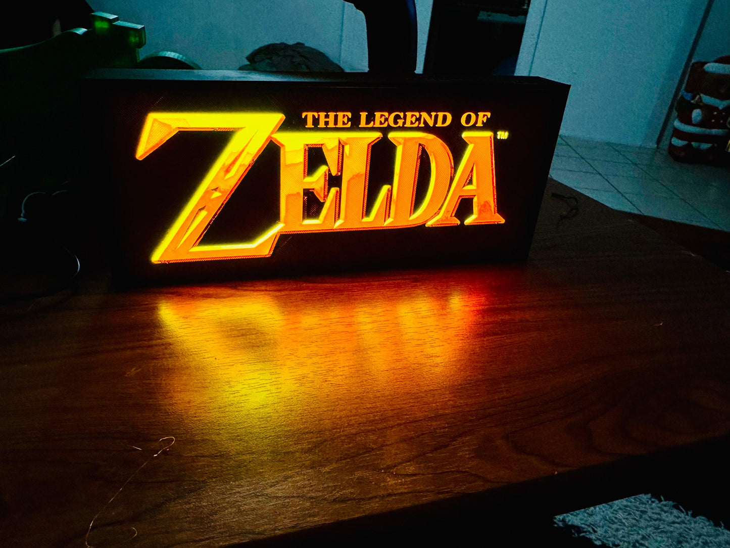 The Legend of Zelda! Light up sign / wall art / night light - Brand New - Michael's 3D World