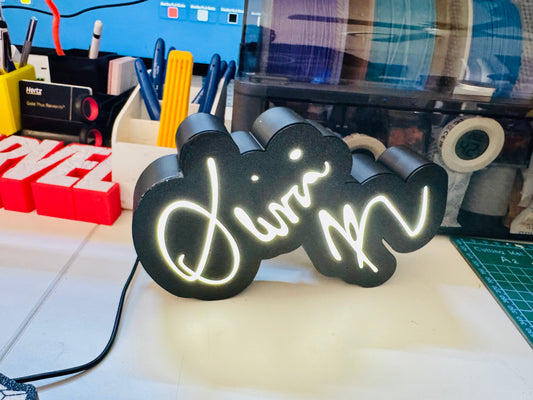 Olivia Rodrigo Autograph / Signature Light Box - USB Powered, LED lit - Michael's 3D World