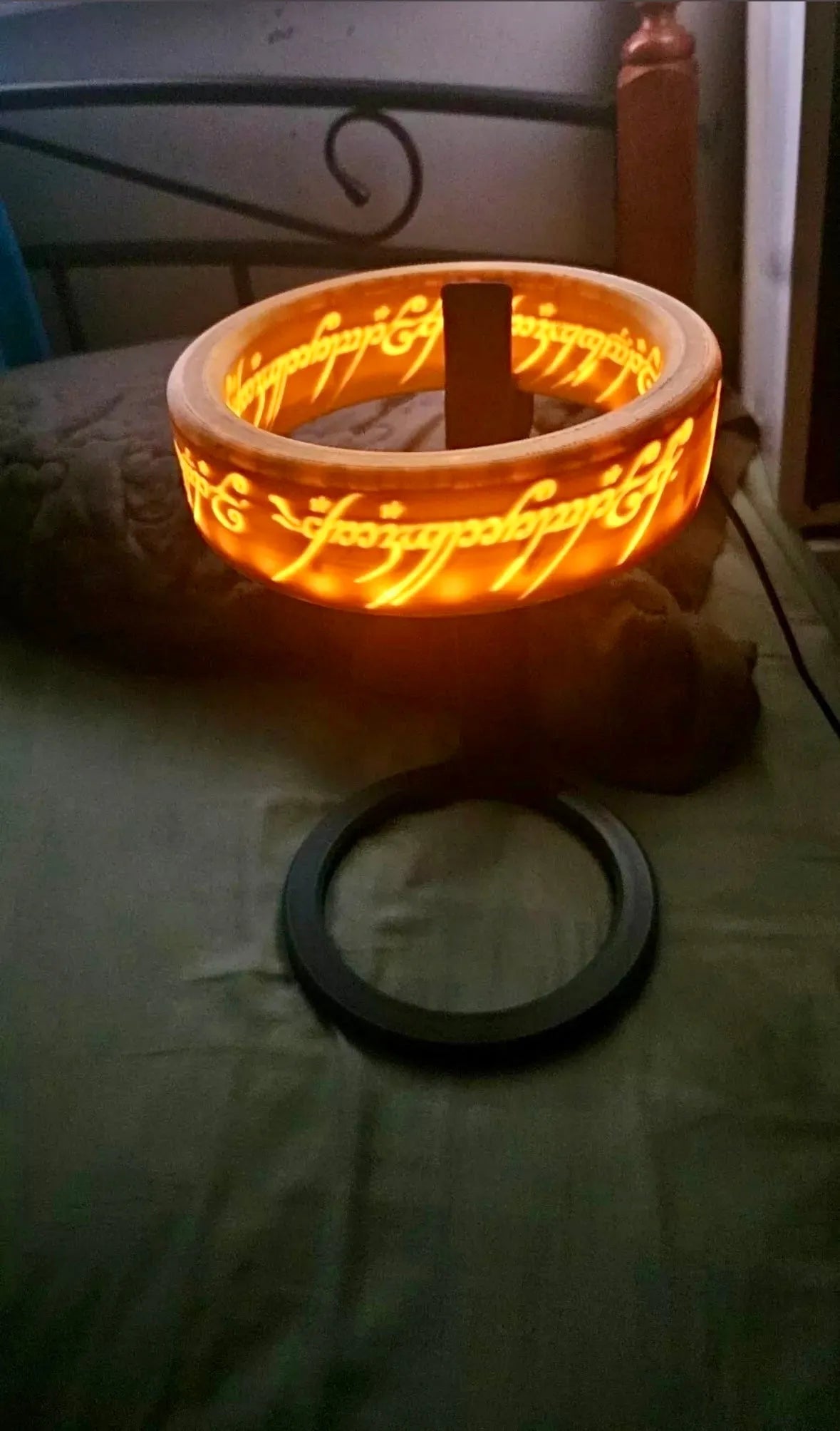 Lord Of The Rings - The One Ring - Unique Wall Art / Night Light - Michael's 3D World