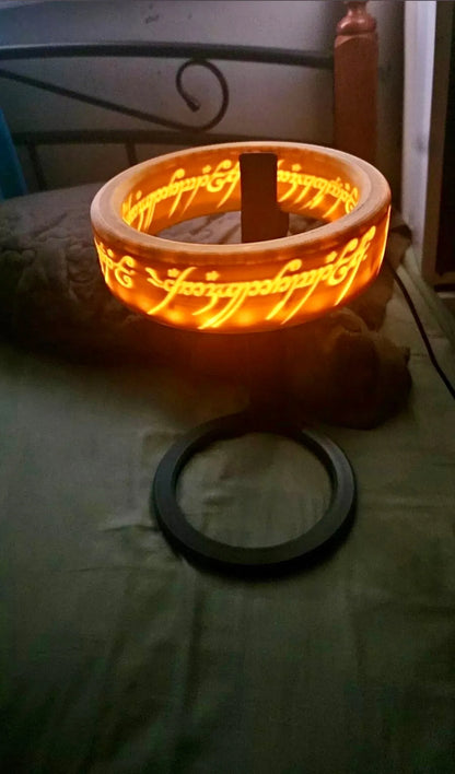 Lord Of The Rings - The One Ring - Unique Wall Art / Night Light - Michael's 3D World