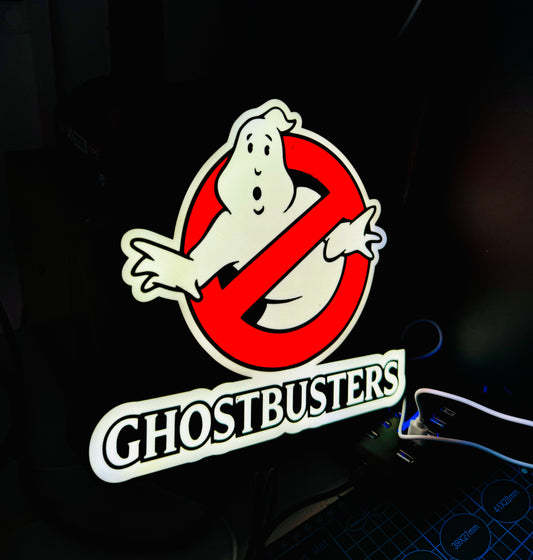Ghost Busters Light Up Logo/Sign Wall Art! - Michael's 3D World
