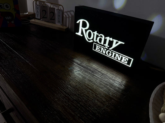 Mazda - Rotary Engine - Light Up Artwork / Wall Art / Sign