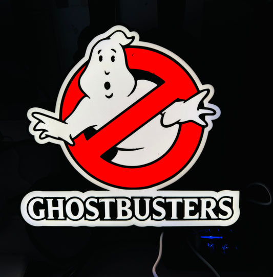 Ghost Busters Light Up Logo/Sign Wall Art! - Michael's 3D World