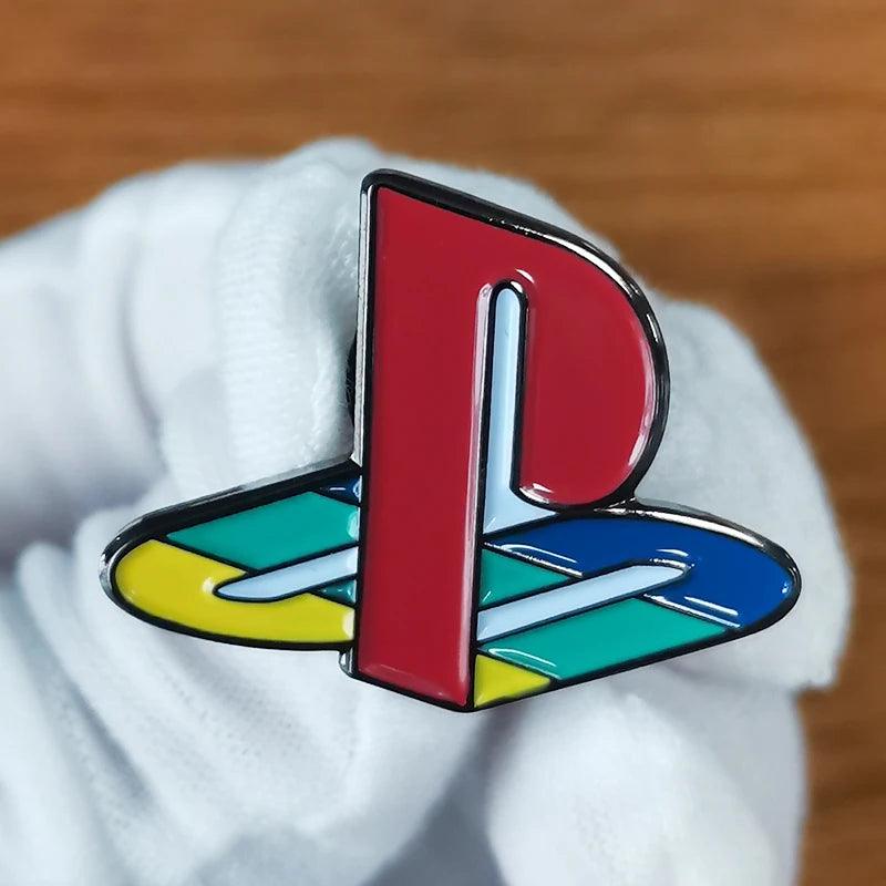 Sony Playstation Classic Video Game Logo - Lapel Pin / Enamel Pin - Michael's 3D World