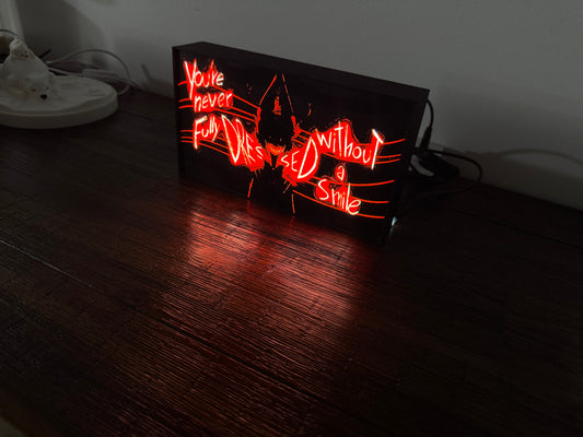 Hazbin Hotel: Alastor - You're never fully dressed without a Smile! Illuminated Artwork