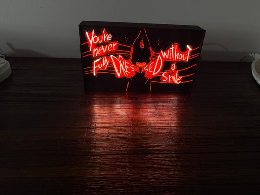 Hazbin Hotel: Alastor - You're never fully dressed without a Smile! Illuminated Artwork