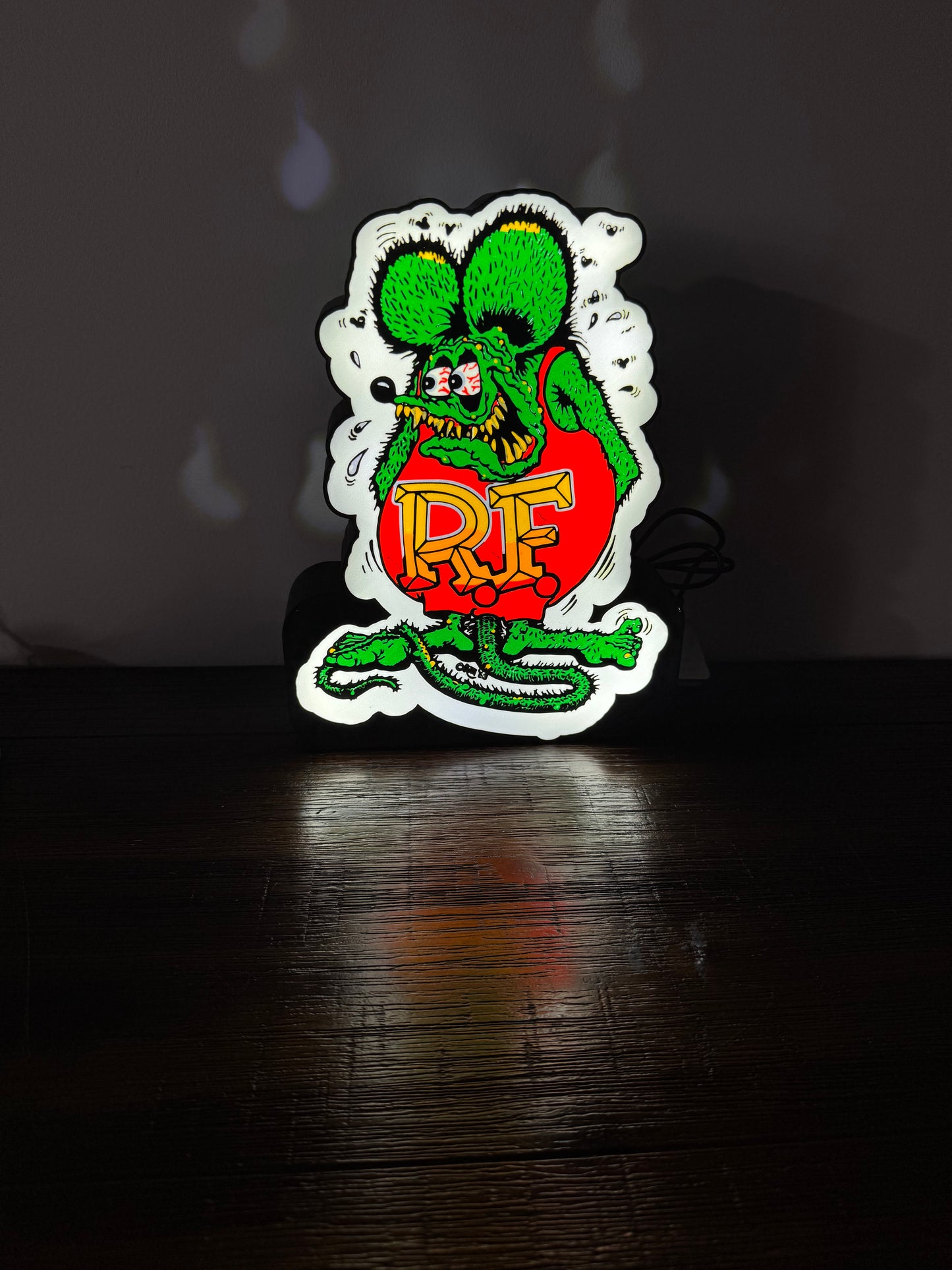 Rat Fink - Light Up Artwork / Wall Art / Sign