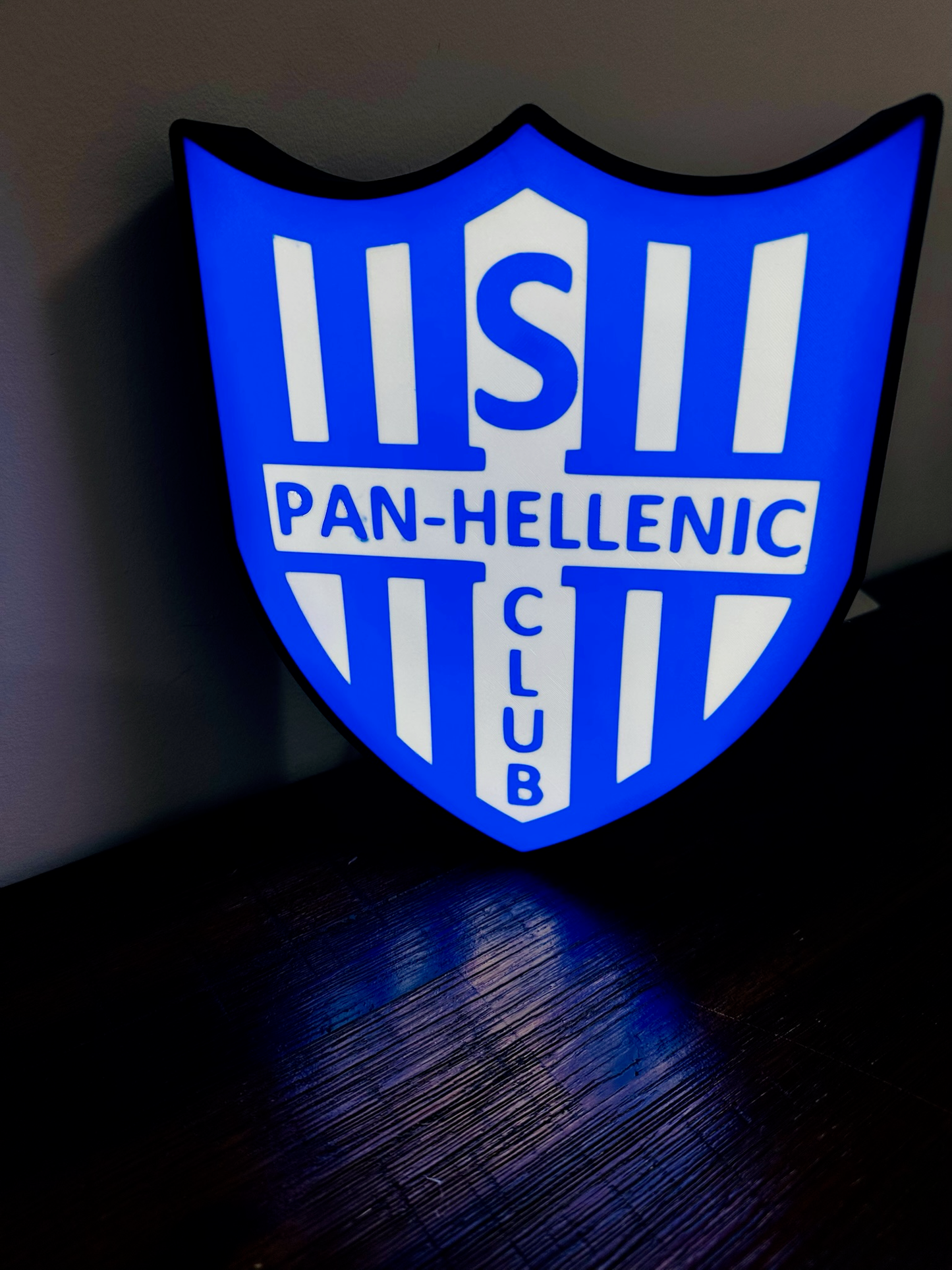 Pan-Hellenic Football Club Logo - Soccer Team Light Up Logo/Sign