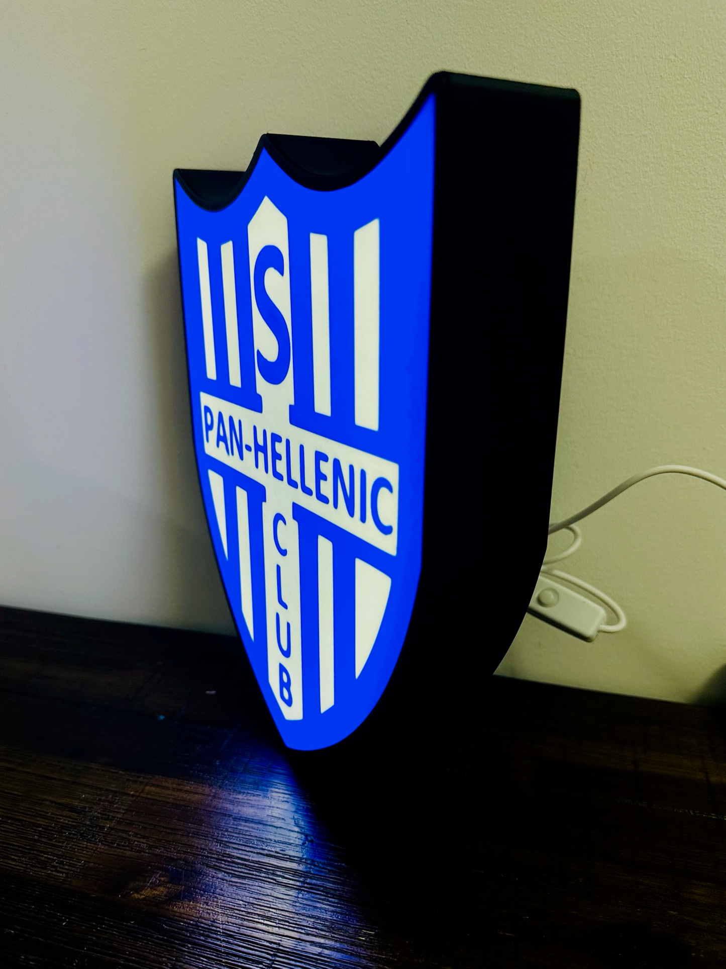 Pan-Hellenic Football Club Logo - Soccer Team Light Up Logo/Sign