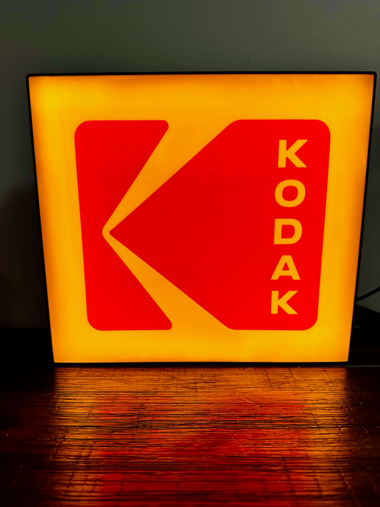 Kodak - Camera/Film Brand Logo - Light Up Logo/Wall Art