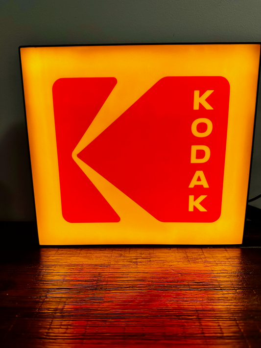 Kodak - Camera/Film Brand Logo - Light Up Logo/Wall Art