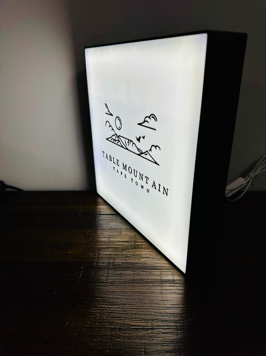 Table Mountain Cape Town Illuminated Sign - Bring South Africa's Beauty Home!