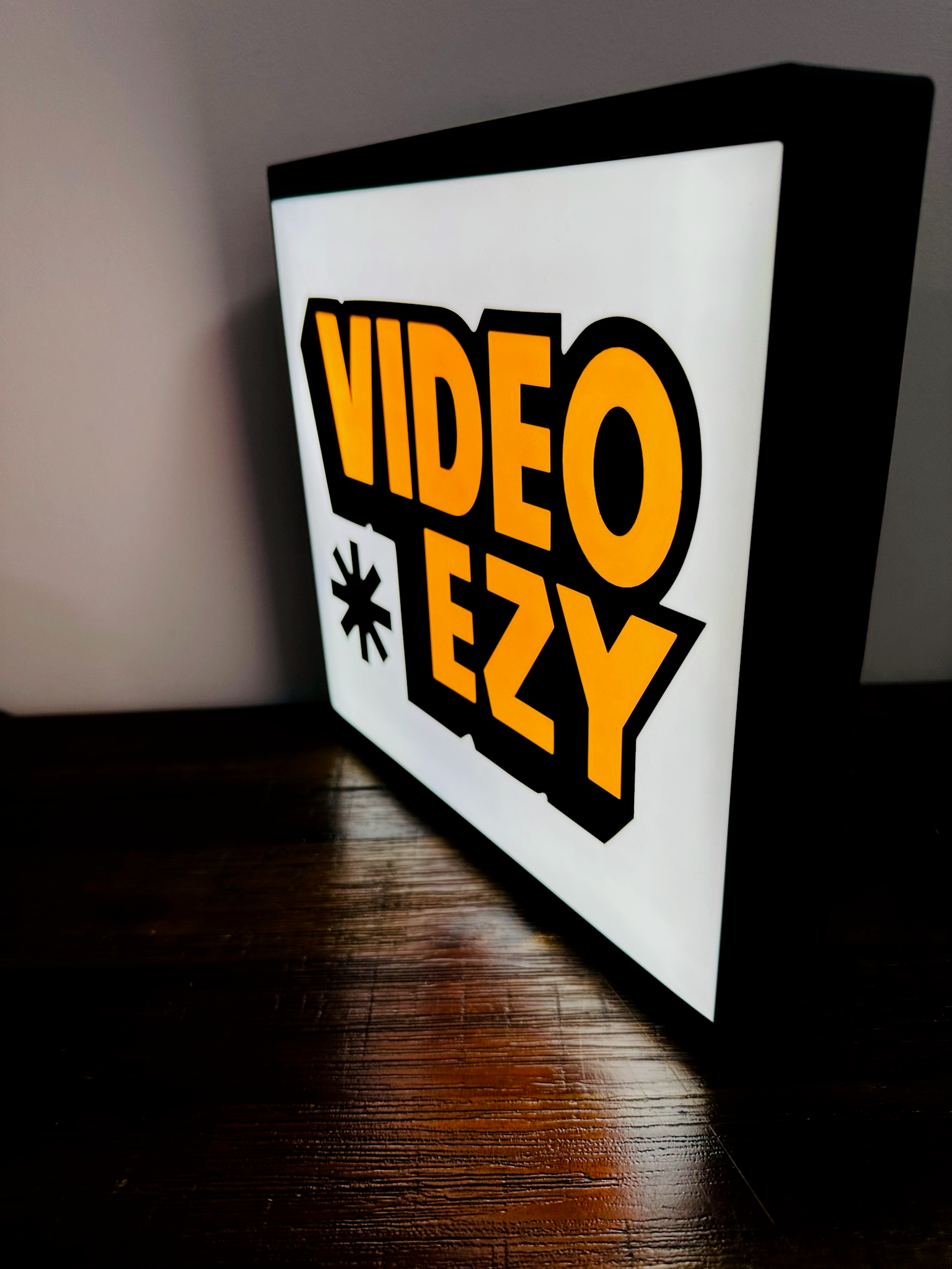 Video Ezy Logo - Light Up Logo/Wall Art
