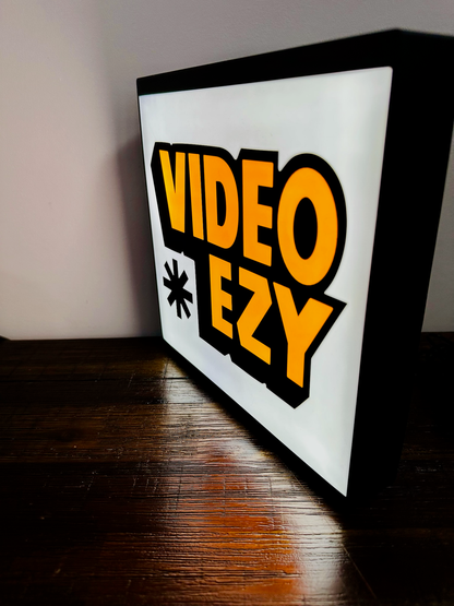 Video Ezy Logo - Light Up Logo/Wall Art