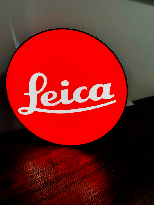 Leica - Camera Brand Logo - Light Up Logo/Wall Art