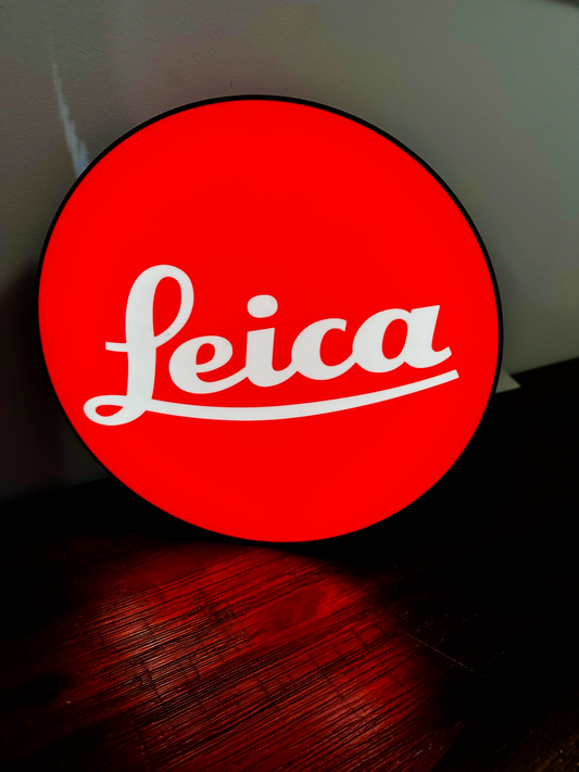 Leica - Camera Brand Logo - Light Up Logo/Wall Art