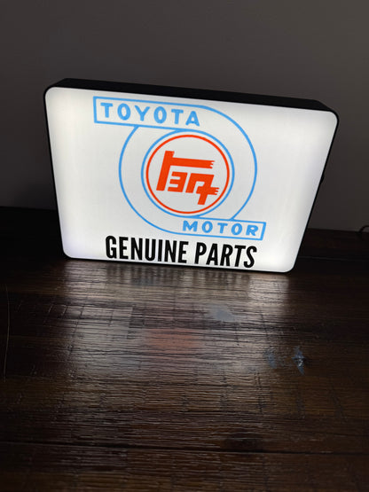 Toyota TEQ Motor - Genuine Parts - Light Up Artwork / Wall Art / Sign