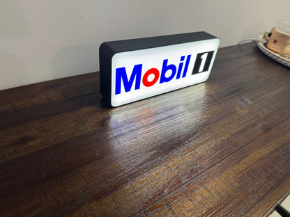 Mobil 1 Logo - Light Up Artwork / Wall Art / Sign