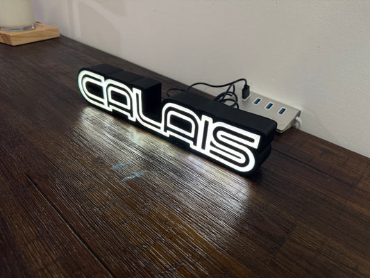 Holden Calais Badge Logo - Light Up Artwork / Wall Art / Sign