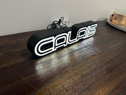 Holden Calais Badge Logo - Light Up Artwork / Wall Art / Sign