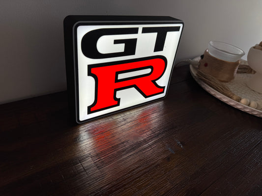 Nissan GT-R Logo - Light up sign - USB Powered