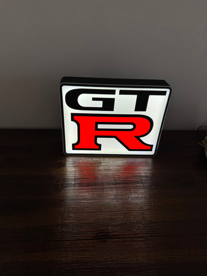 Nissan GT-R Logo - Light up sign - USB Powered