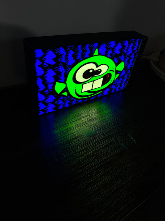 Dopefish LED Light-Up Sign - Retro Gaming Collectible 🎮