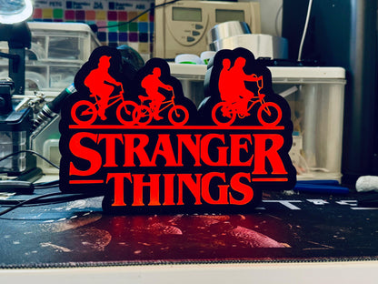 Stranger Things - Unique Wall Art Sign / Logo / Night Light - Michael's 3D World