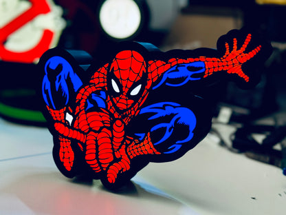 Spider-Man - USB Powered Light Up Sign! - Michael's 3D World