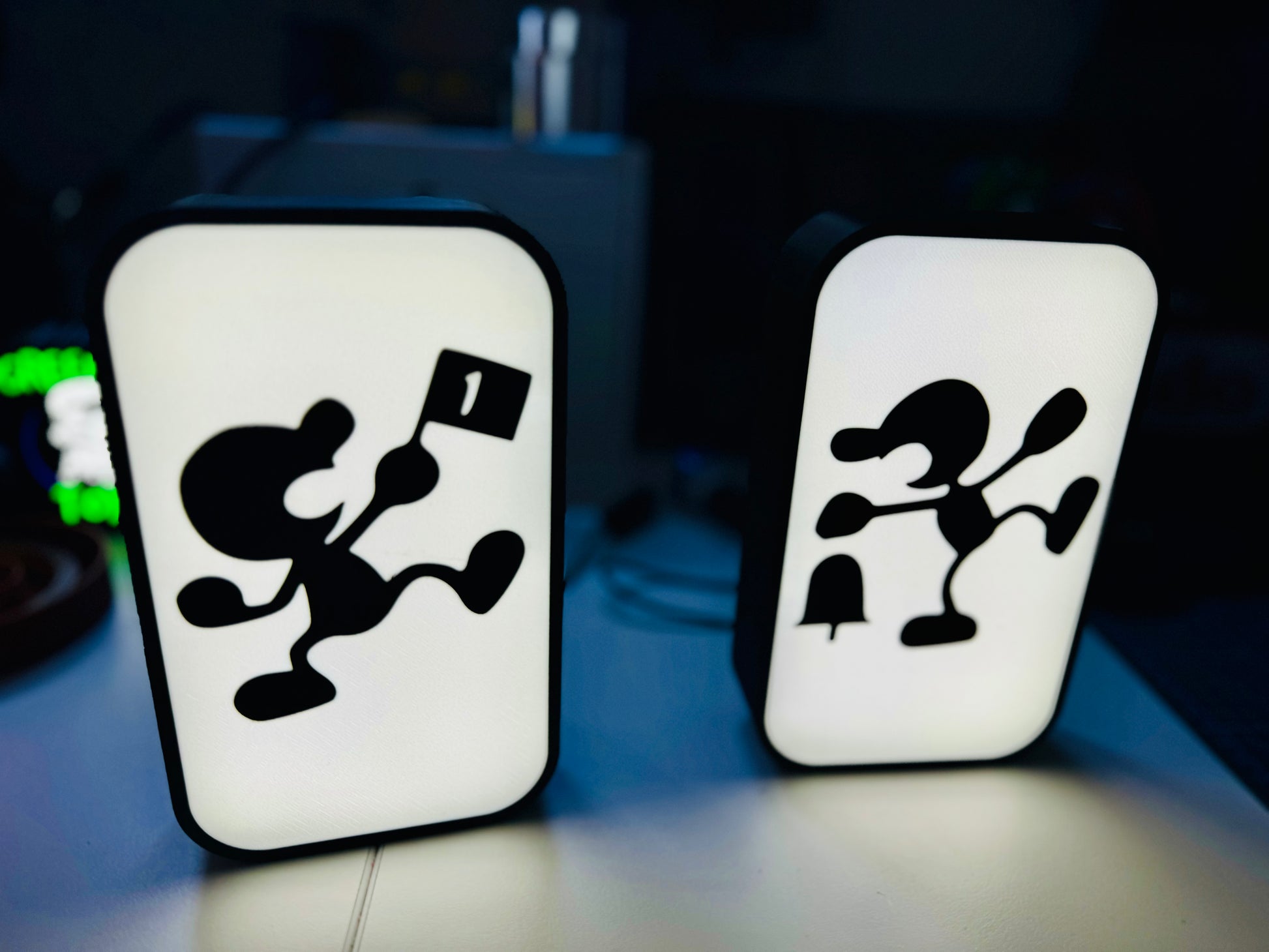Nintendo's Famous Game & Watch series - Icon Logo's Light up Sign - Michael's 3D World