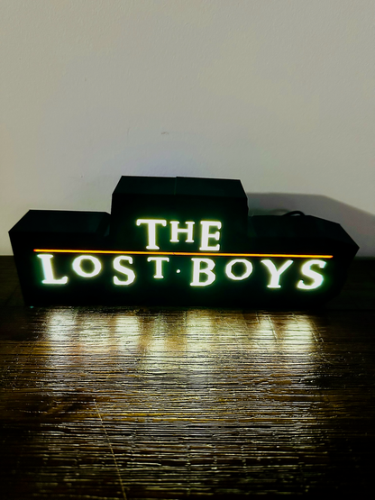 Los muchachos perdidos - Letrero luminoso / logotipo - Alimentación por USB