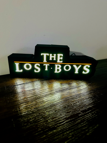 Los muchachos perdidos - Letrero luminoso / logotipo - Alimentación por USB