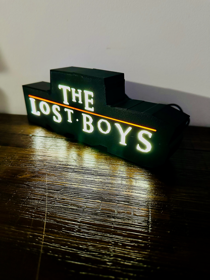 Los muchachos perdidos - Letrero luminoso / logotipo - Alimentación por USB