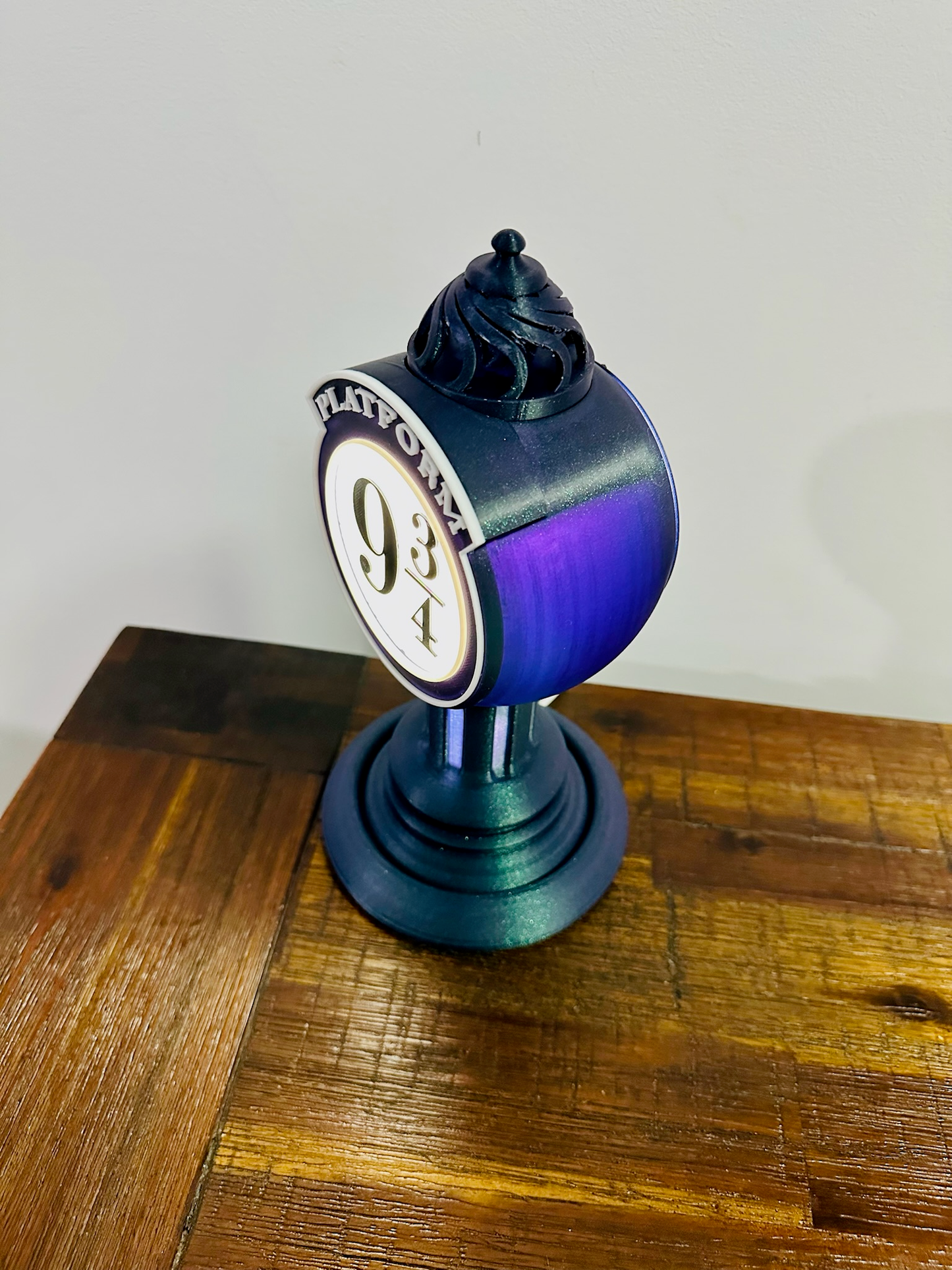 Lámpara LED iluminada de plataforma 9 3/4 de Harry Potter - Lámpara de plataforma de tren - Alimentación por USB