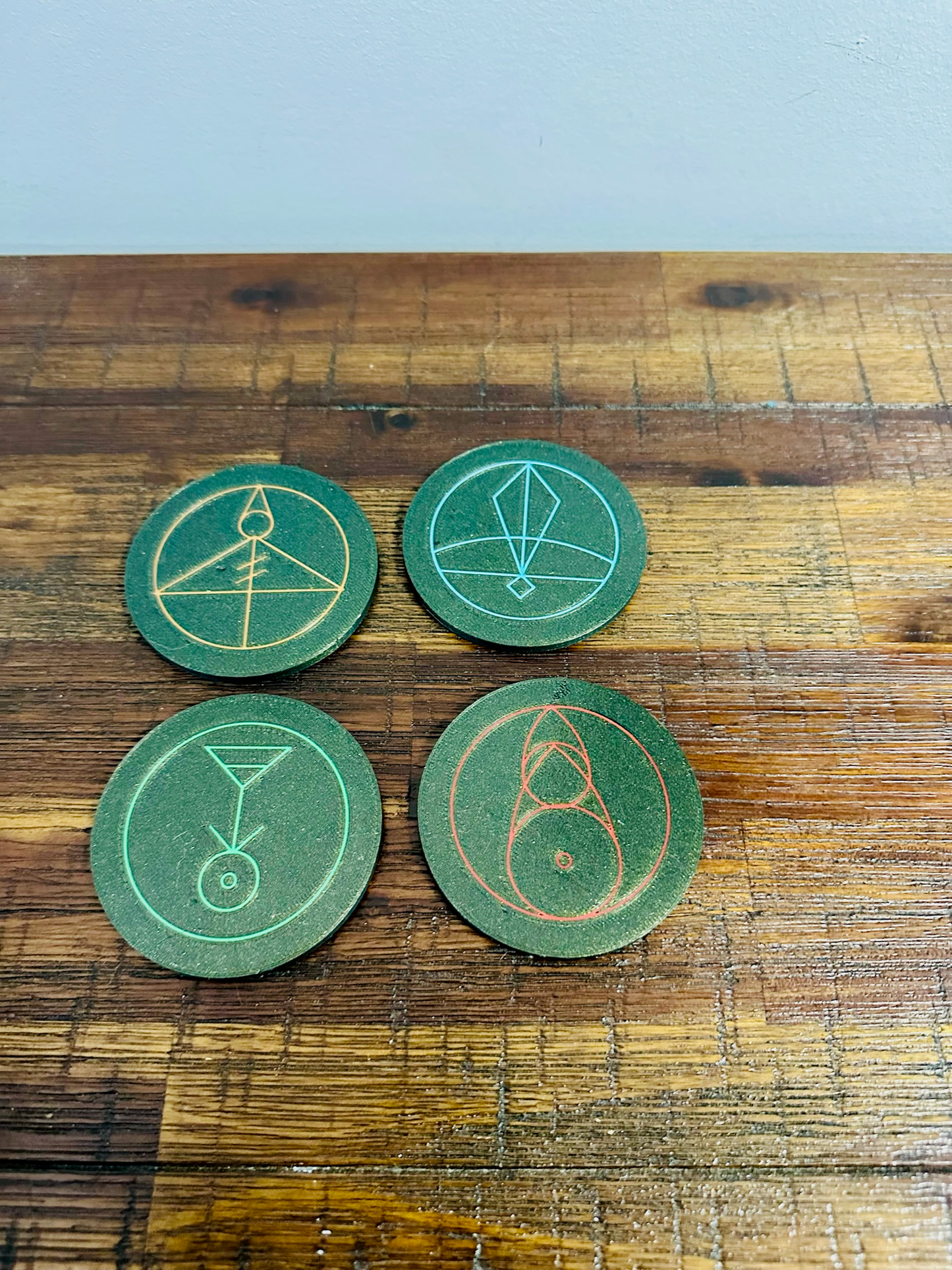 The Owl House: Luz’s Magic Spell Glyph’s - Coasters (Set of 4)