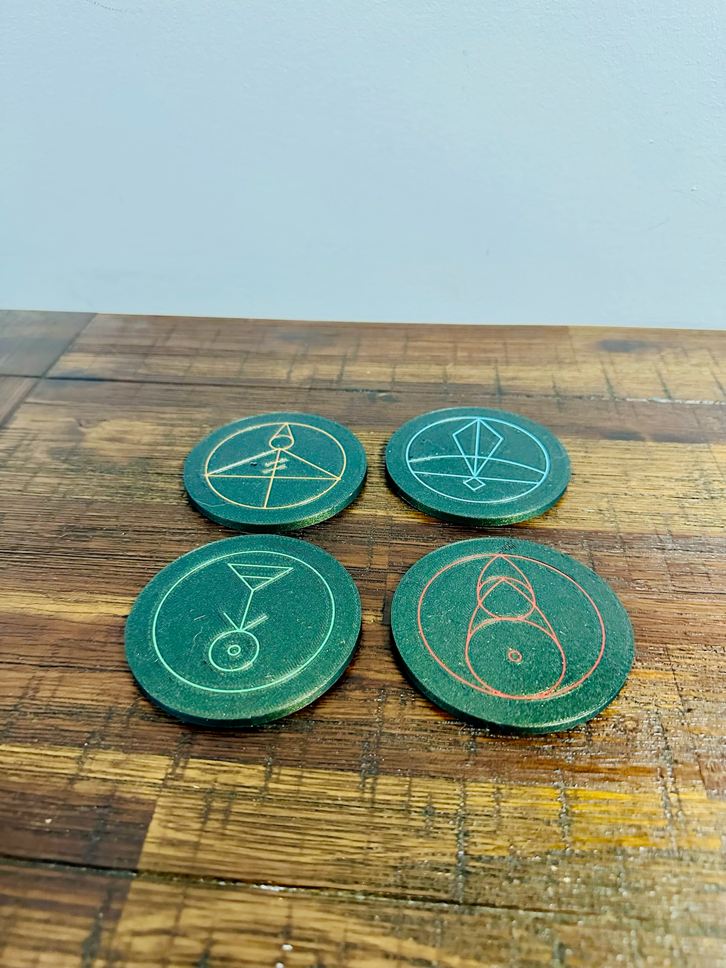 The Owl House: Luz’s Magic Spell Glyph’s - Coasters (Set of 4)
