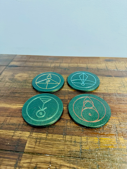 The Owl House: Luz’s Magic Spell Glyph’s - Coasters (Set of 4)