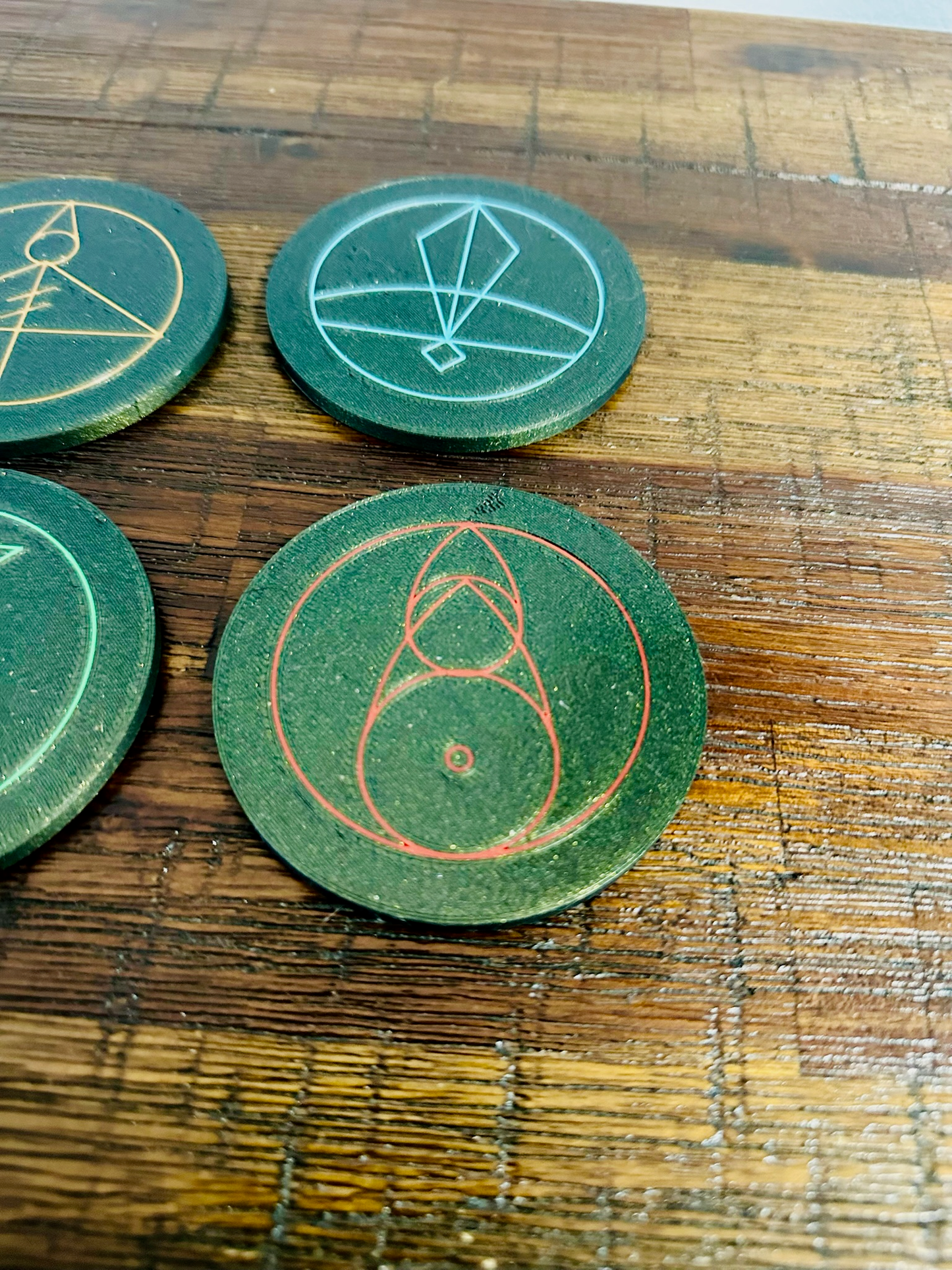 The Owl House: Luz’s Magic Spell Glyph’s - Coasters (Set of 4)